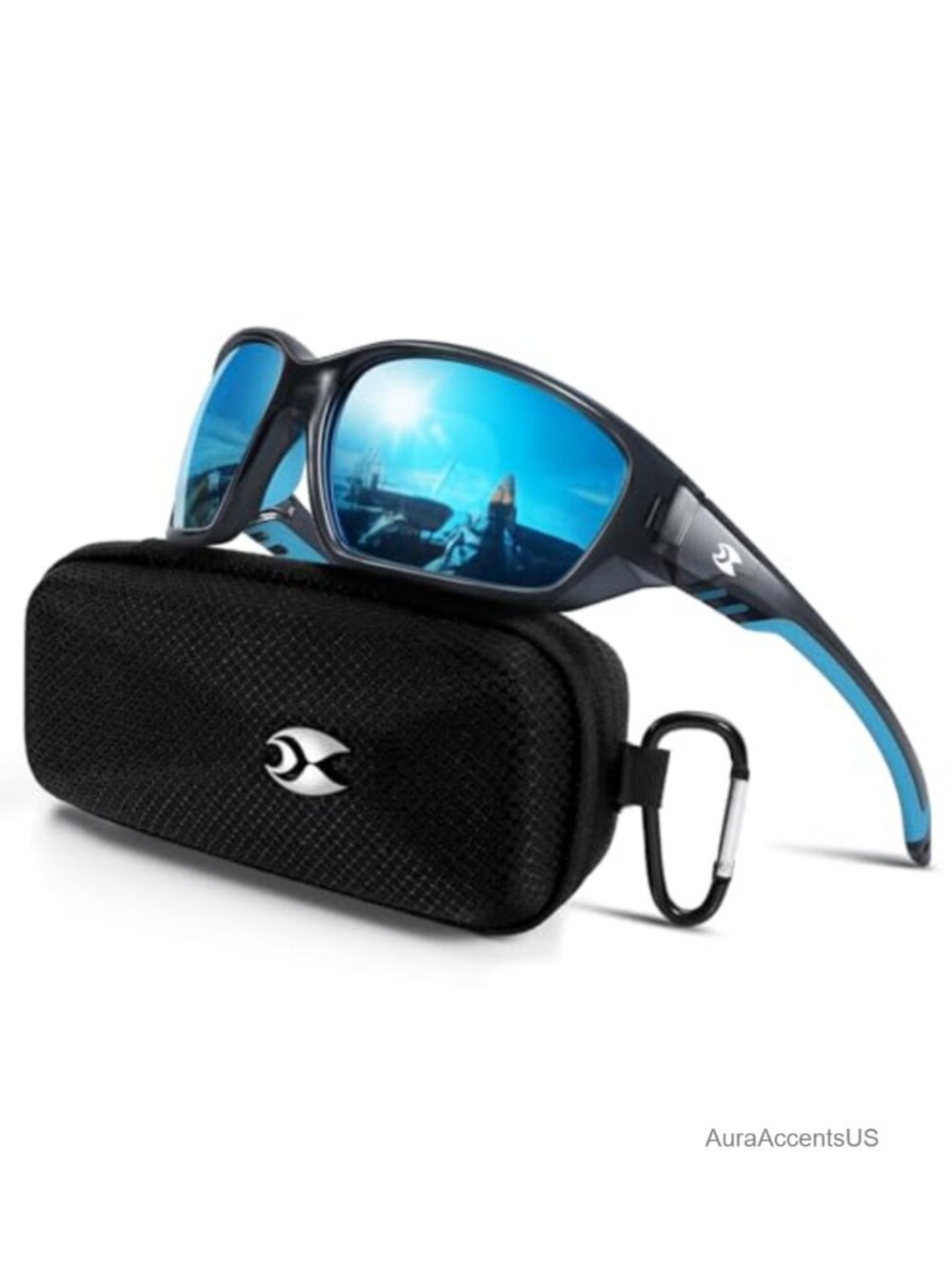 Sport Polarized Sunglasses UV400 Wrap Around TR90 Frame Fishing Driving